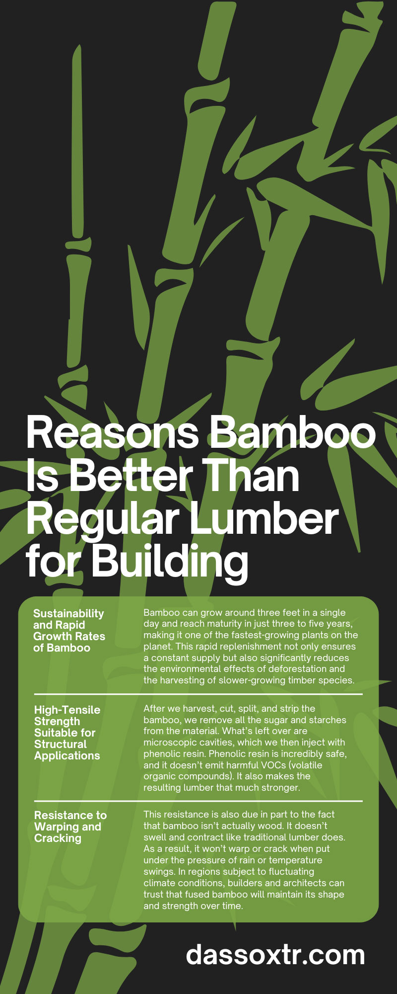 4 Reasons Bamboo Is Better Than Regular Lumber for Building